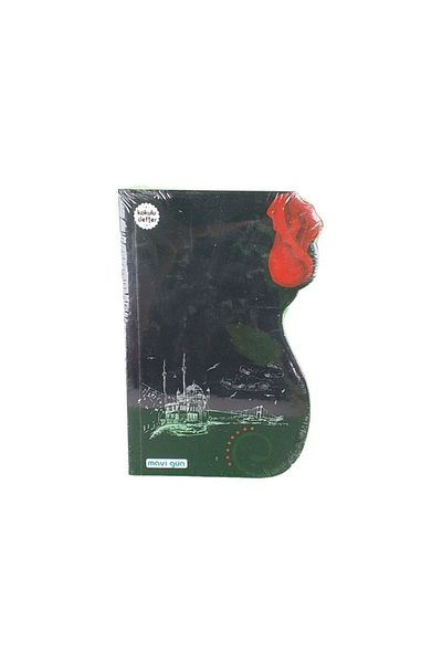 Derin Mavi Caiet cu model Istanbul cu parfum de ziua albastră