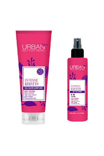 Urban Care Intense Keratin Saç Bakım Seti Şampuan 250 ml + Sıvı Saç Kremi 200 ml