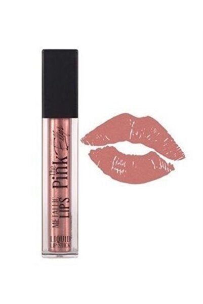 The Pink Ellys Likit Metalik Ruj No:12