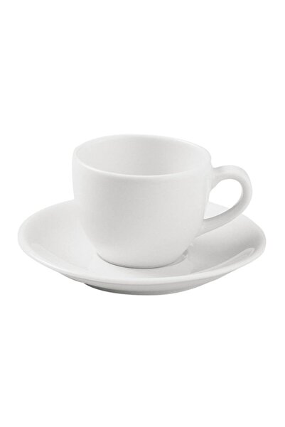 Porland Soley Türk Kahvesi Fincanı Tabaklı 80cc 6 Adet