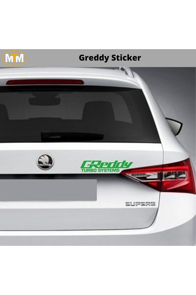 AVMmarketim Autocolant Greddy Auto 15 Cm