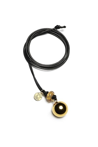 Hamile Kolyesi Proud MaMa Babybell Hearts Basic Gold Rengi