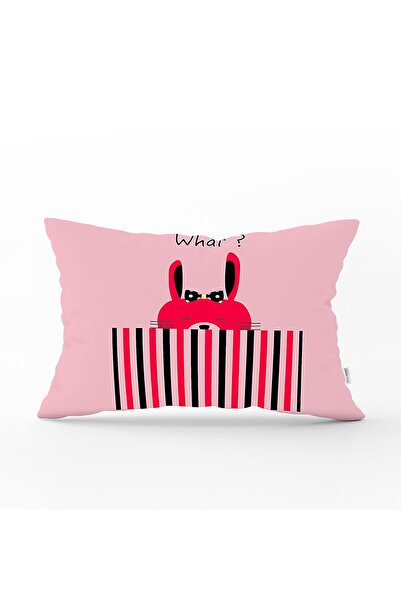 Realhomes Față de pernă dreptunghiulară pentru cameră pentru bebeluși cu imprimeu digital cu motiv Hungry Lion