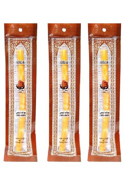 Kureyşi Esans عبوة مفرغة متوسطة الحجم من Swak Al-kurey Misvak 3 قطع