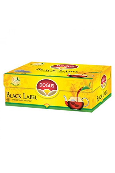 Doğuş أكياس إبريق الشاي بلاك ليبل 48 قطعة - صندوق 16 قطعة