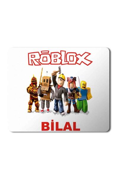 ART HEDİYE Roblox Tasarımlı Kişiye Özel İstediğiniz İsim Yazılır Baskılı Mous...