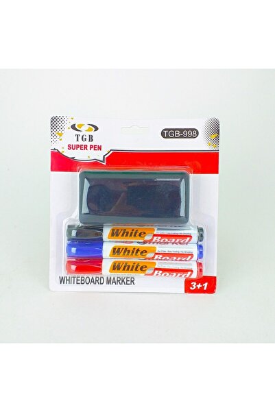 TGB مجموعة أقلام رصاص مكونة من 3 قطع وممحاة خشبية