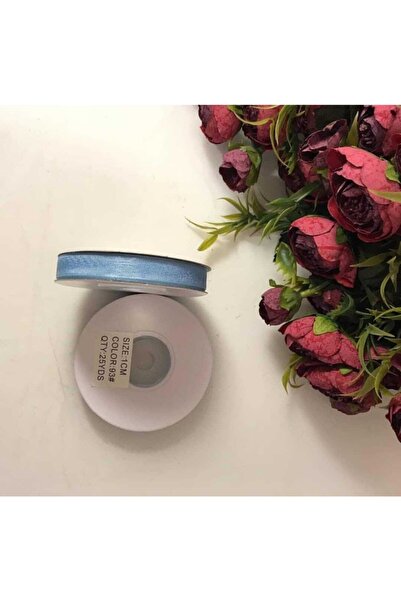 Nazar 1 Cm 25 Metri Panglică Organza Albastru Bebeluş Ornament Magnet pentru Bebeluş, Nuntă, Zi de Naştere, Ornamente Hobby - Ku