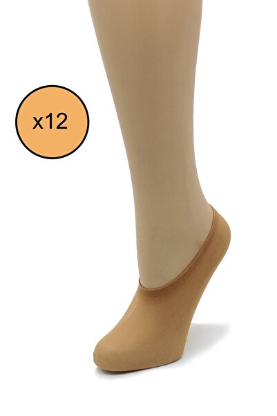 CF Color Feet مجموعة من 12 جوارب رقيقة من النايلون سوبا/باليه بلون البشرة