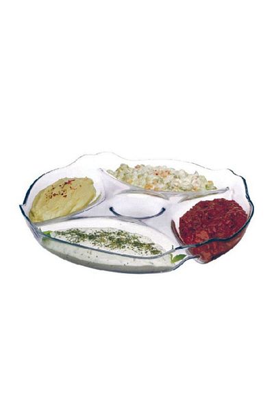 Paşabahçe Patisserie Compartmented Plate 302mm 6 Pieces