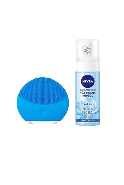 NIVEA Canlandırıcı Yüz Yıkama Köpüğü 150 Ml + Şarjlı Cilt Temizleme Cihazı Ve Masaj Aleti
