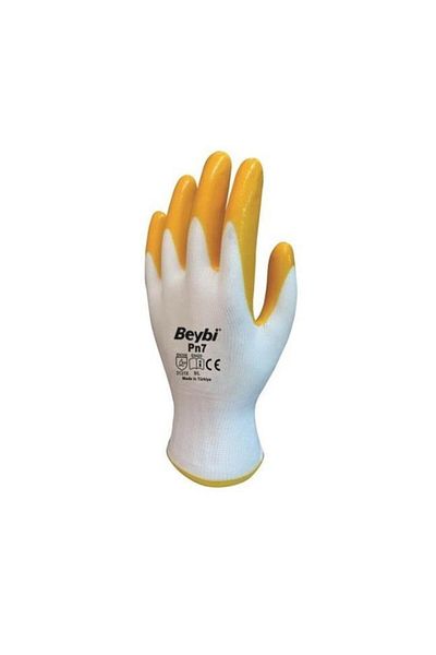 Beybi 48 Pair Pn7 Automotive Assembly Agriculture Industry Construction Nitrile Work Gloves (Number 10)