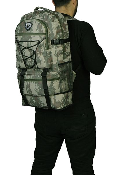 Strong Bag Strong Large Size Gusseted Backpack, Mountaineer Camping Backpack Str01