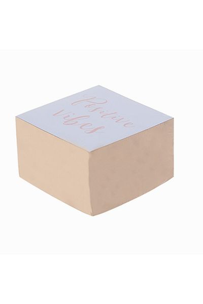 Pyrus حامل ملاحظات مكعب ذهبي