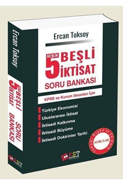 Est Yayıncılık 5 Beşlik Beşli Iktisat Soru Bankası