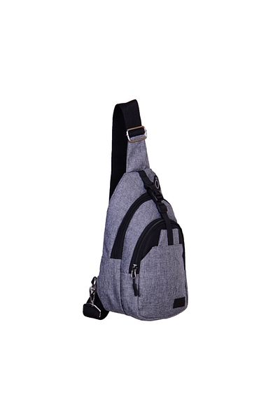 Strong Bag Unisex Gray Cross Strap Chest and Backpack Daily Bag
