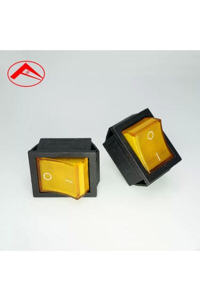 Marxlow Orta Boy Işıklı Anahtar On-off 4p Sarı