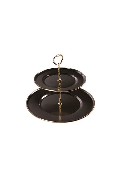 Emsan Troy Enamel Layered Cookie Holder Black/Smoke--