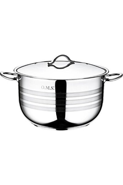OMS Mega Çelik Tencere 36 X 22 Cm Aşure Tenceresi