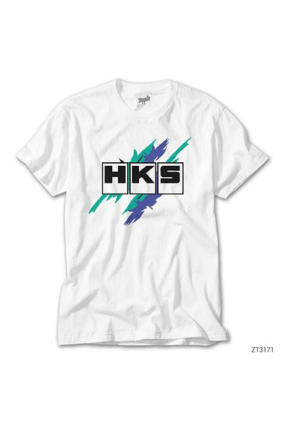 Z zepplin Λευκό μπλουζάκι Hks Tuning