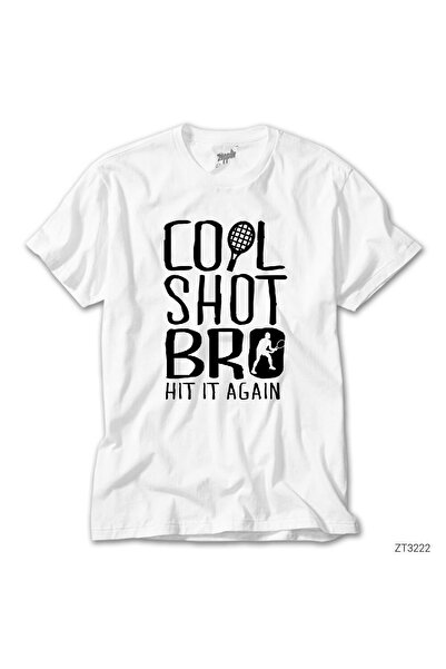 Z zepplin تي شيرت أبيض للتنس كول شوت برو للجنسين