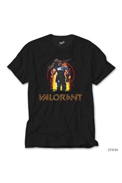 CrowsGate Γυναικείο μπλουζάκι Valorant Brimstone Energy σε μαύρο χρώμα, μέγεθ...