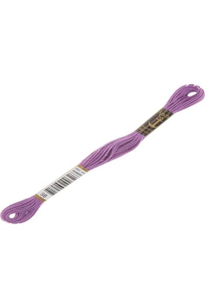 Anchor Muline 8m Purple Embroidery Thread - 0098