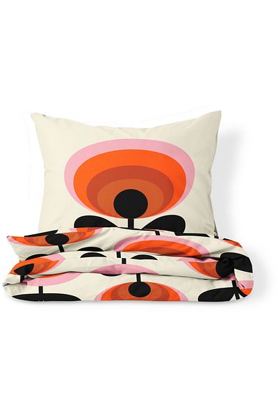 Helen George Retro Flora Double Quilt Cover Set