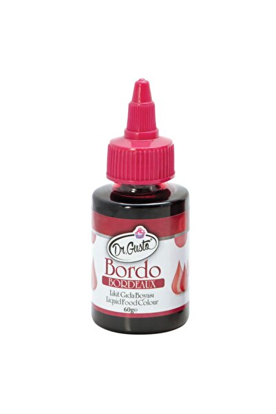 Genel Markalar Dr Gusto Sıvı Gıda Boyası Bordo 60 Gram