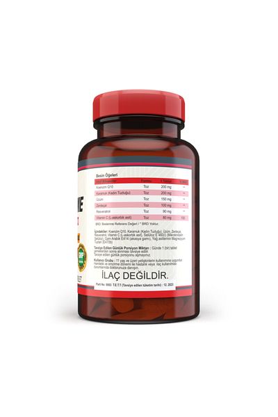 Nevfix Coenzyme Q 10 200 Mg 120 Tablets B12 Folic Acid Biotin 120 Tablets