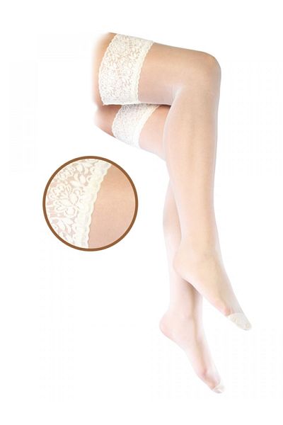 Dore Silicone Lace Fit 15 Knee Socks Without Garter