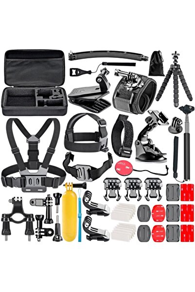 Accessory Set for Action Cameras -25 Different Products Total 47 Pieces Everything You Need