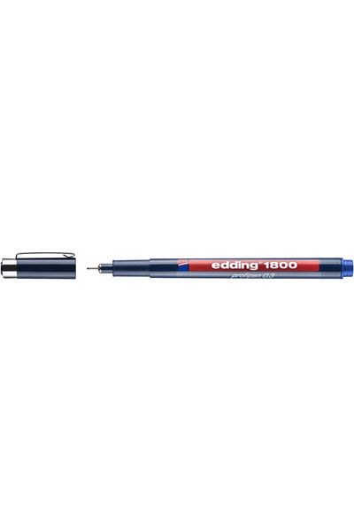 Edding 1800 Technical Striped Pen - 0.3mm Blue