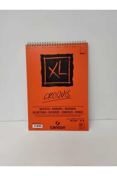 Canson Xl Croquis Sketch Sketch Notebook A4 21x29,7cm 90gr 50 Sheets