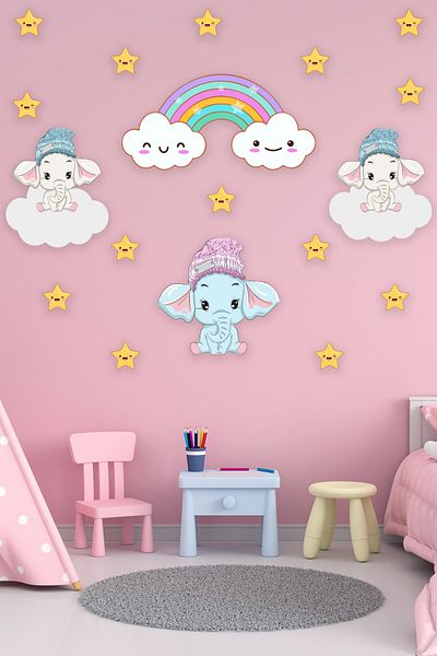 Tilki Dünyası Autocolant decorativ colorat