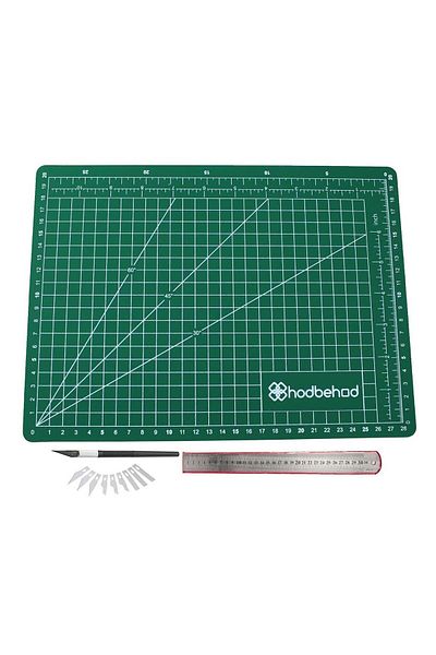 hodbehod A3 45x30cm Green Hobby Cutting Mat Double Sided Cutting Mat Set