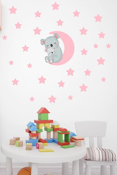 Tilki Dünyası Luna Roz și Stelele Mamă și Bebeluș Koala