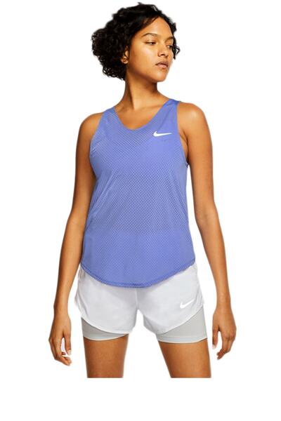 Nike Kadın Mor Nk Tank Breathe Atlet Cj2549-500