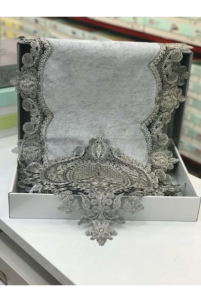 Bilgin's Gray Velvet 5 Piece Living Room Set