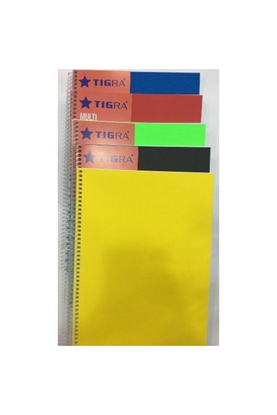 Tigra Copertă PP Spral 96 coli Caiet cu rigle Td-096/1 268700001096   (1 pachet de 6 bucăți)
