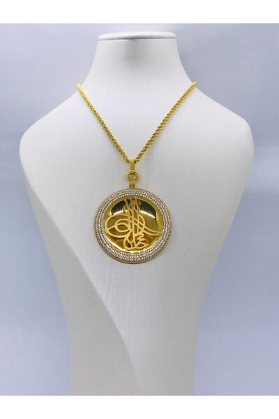 Güler Kuyumculuk Tuğralı Kolye Ucu Ve Zincir