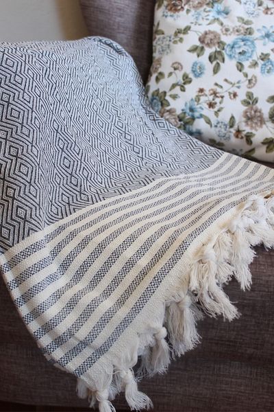 Genç Uludağ Natural Cotton Hand Tied Sofa Cover