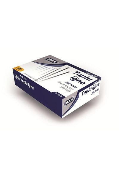Mas 330 Nickel Bulk Needle 28 mm 20 Gr (36 Pack)