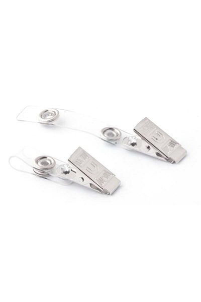 Mas 3536 Card Clip with Metal Tongs Transparent Single (1 Piece)