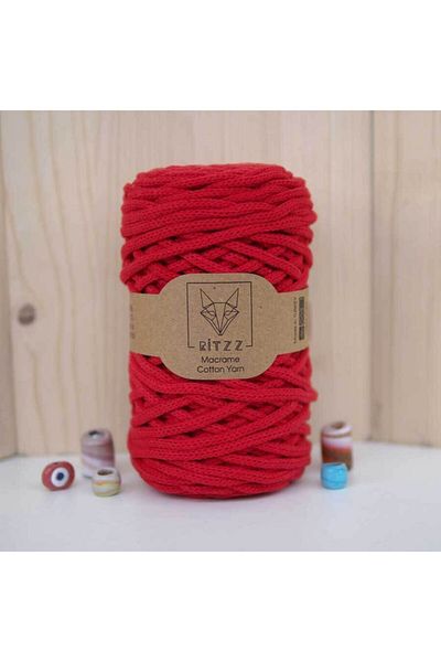 Ritzz Βαμβακερό Macrame Xl // 029 // Κόκκινο