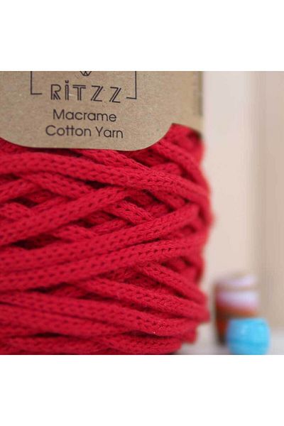Ritzz Βαμβακερό Macrame Xl // 029 // Κόκκινο