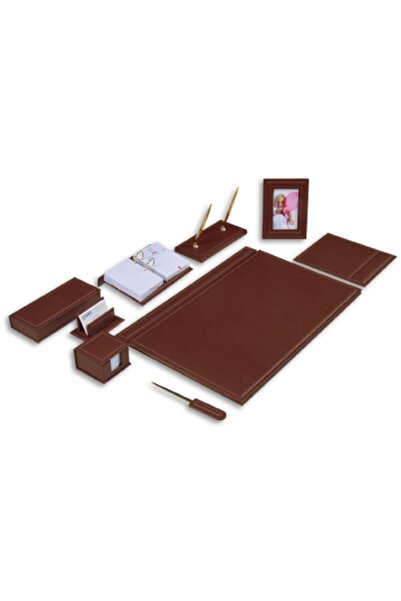 Gıpta 7517 Quadra 10 Parça Sümen Takımı Kahve
