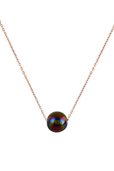 Argentum Concept 925 Ayar Gümüş Zincirli Renkli Hematit Taşlı Kolye - N071501