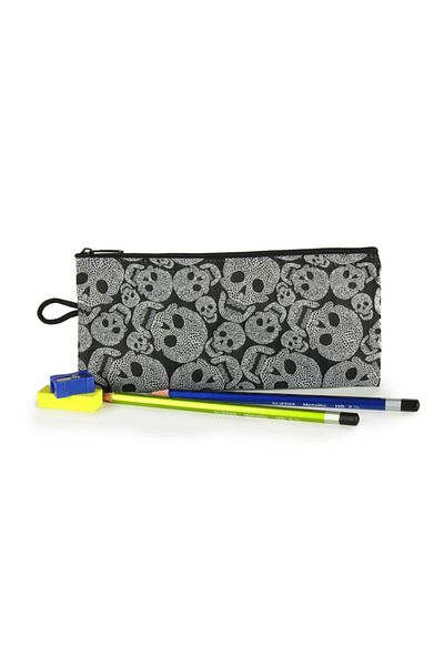 No Muffin For You 100% Woven Fabric Pen Holder - Pencil Case (9cm X 18,5cm)