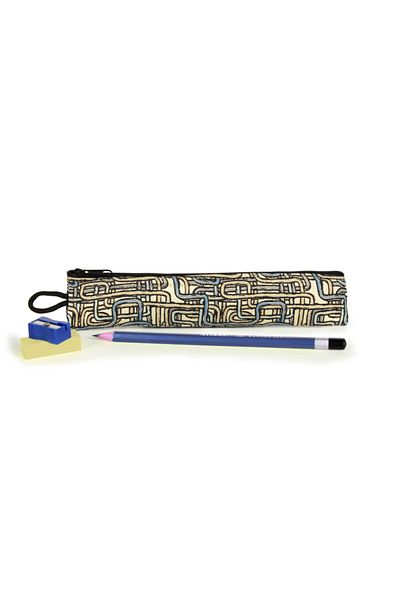 No Muffin For You 100% Woven Fabric Small Pen Holder - Pencil Case (4cm X 19 Cm)